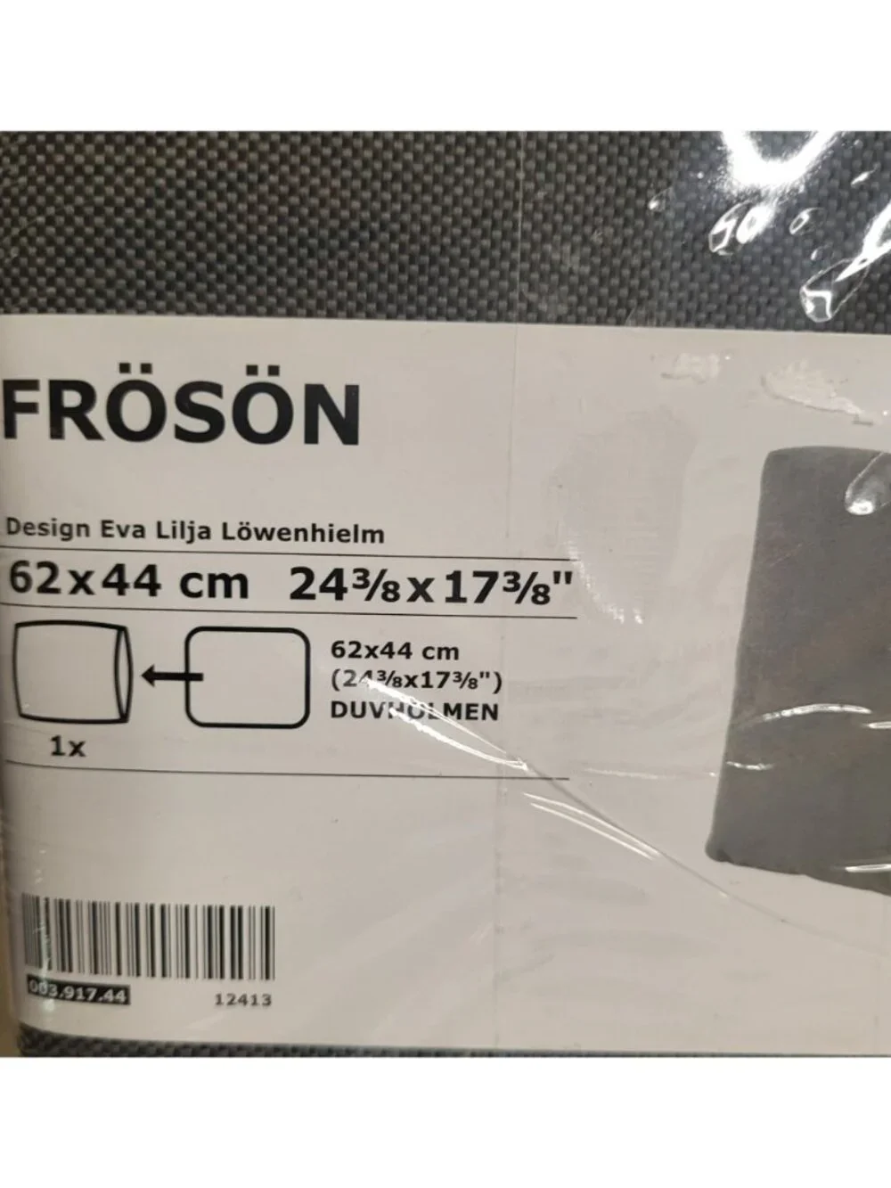 IKEA Froson Chair Back Cover Dark Gray for Outdoor Furniture 003.917.44